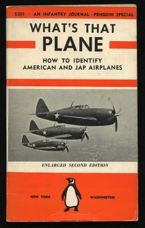 Cool 1943 "What's That Plane - How to Identify American and 'Jap' Planes" A Penguin Special