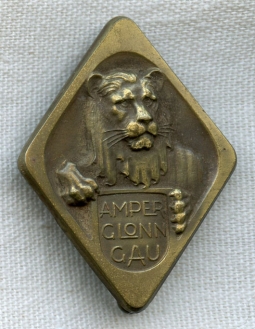 Weimar-Era "Amper Glonn Gau" Homeland Security Officers Badge