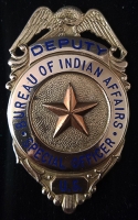 Beautiful Late 1940's US Bureau of Indian Affairs Deputy Special Officer Badge