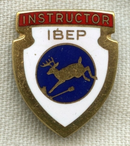 1980s International Bowhunters Education Program (IBEP) Instructor Lapel Pin