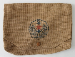 Scarce WWII Japanese Home Front Women's Patriotic Association Handbag in Excellent Condition