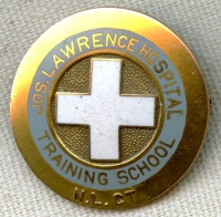 1920s - 30s Jos Lawrence Hosp Training School New London Connecticut Nurse Graduation Pin