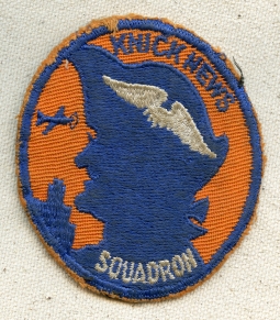 Rare Late 1930's - Early WWII Knickerboker News Aviation Cadets Squadron Shoulder Patch.