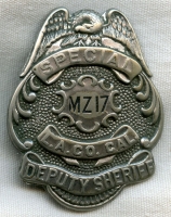 Circa 1910s Los Angeles County Special Deputy Sheriff Badge