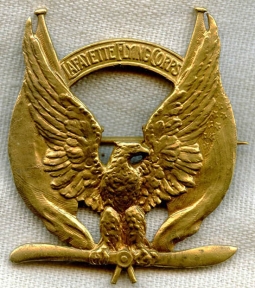 Rare & Magnificent WWI Lafayette Flying Corps Member Badge Made in France