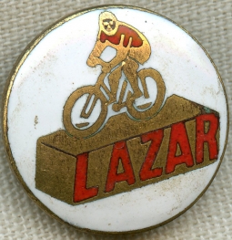 1930's Lazar Bicycles Enameled Pin