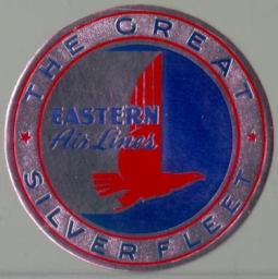 1940s Eastern Airlines "The Great Silver Fleet" Baggage Label