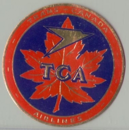 1940s Trans-Canada Airlines Baggage Label
