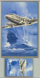 1930s KLM Royal Dutch Air Lines Baggage Labels