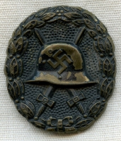 Rare 1930s Nazi Legion Condor Black Wound Badge
