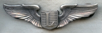 Rare WWII USAAF Liaison Pilot Wing by A.E. Co. in Clutch Back Style