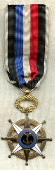 Ca. 1910's-20's French Lifesaving Society Member Medal