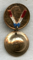 Early WWII "V for Victory" Pin Made from 2 Lincoln Wheat Cent Pennies