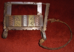 IDed! Cool 19th Century North African (Taureg People) Lock & Keys Brass, Nickel, Copper, Steel