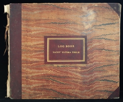 Ca. 1913 Log Book of the Yacht Ultima Thule Written in a Span-Am War Period US Navy Torpedo Log Book