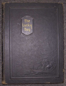 Scarce 1928 "Lucky Bag" USNA Yearbook with Great Deco Illustrations and Period Ads