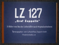 Extremely Rare 1929 "LZ-127 Graf Zeppelin" Album with 15 Photos of Airship's Construction with Cover