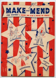 Great WWII "Make and Mend" Homefront Sewing Pattern & Tip Book