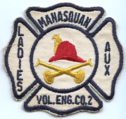 1970's Manasquan (New Jersey) Vol. Engine Co. No. 2 Ladies Auxiliary Fire Patch