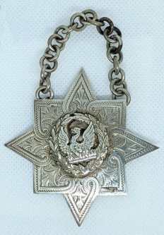 Beautiful 1895 Presentation Masonic Jewel in Hallmarked Silver from the Lord Nelson Lodge #9782
