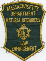 Rare 1950s Massachusetts Department of Natural Resources Law Enforcement Officer Shoulder Patch