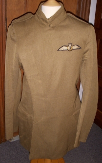 Early WWI Royal Flying Corps "Maternity" Tunic of Lt. M. McNeill Hamilton