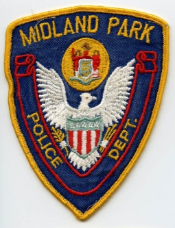 1970s Midland Park, New Jersey Police Patch