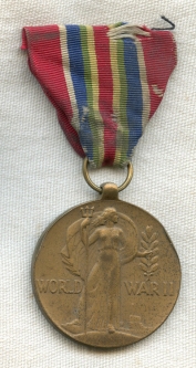 Salty Early WWII US Merchant Marine Victory Medal