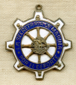WWII Mexican Secretaryof the Navy Sports Medal / no Ribbon