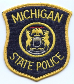 1980s Michigan State Police Patch
