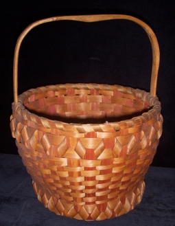 Old Micmac or Passamaquoddy-Made Basket from Maine
