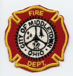 Circa 1960's Middletown, Ohio Fire Department Patch