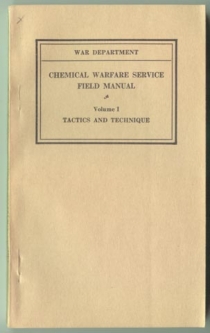 Pre-WWII Chemical Warfare Service Field Manual
