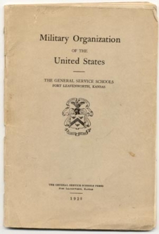 Military Organization of the United States Book