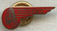 1950s Mohawk Airlines Service Lapel Pin by Balfour