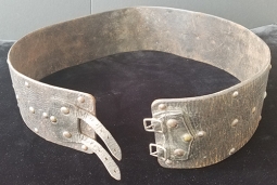 Very Early Type, Ca 1900's-1910's Motorcyle Rider or Cowboy "Kidney" Belt.