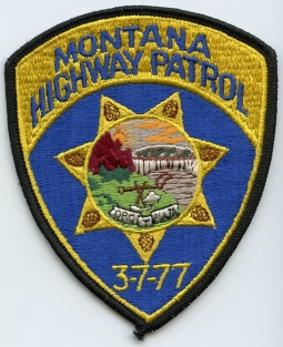 1980s Montana Highway Patrol Patch