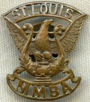 Rare Ca. 1900 Early Musicians Labor Union Member Badge for the Musician's Mutual Benefit Association