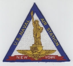 1950s Large USN US Naval Air Station NAS New York Jacket Patch