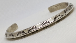Lovely 1930s-40s Old Pawn Navajo Carinated Bracelet