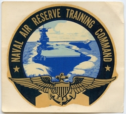 Scarce Ca. 1957 US Naval Air Reserve Training Command Decal by Weisz Decalomania, Inc.