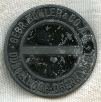 Rare WWII Nazi Germany Armament Manufacturing Factory Worker Badge