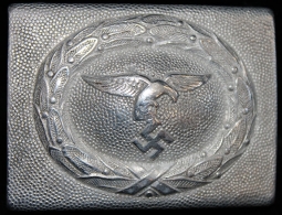 1930's Nazi Luftwaffe Dress Enlisted Man's Buckle with Early Droop-Tail Eagle