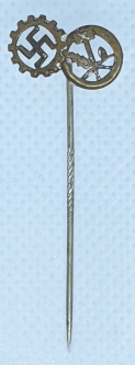 Early 1930's Nazi Germany Labor Corps Stick Pin