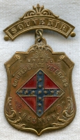 Nice 1890s United Confederate Veterans (UCV) Reunion Badge
