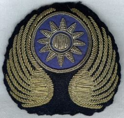 AVG 1st Squadron Leader & Top-Scoring ACE Bob Neale's Chinese AF Wing & Hat Badge