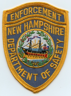 Ca 2000 NH Department of Safety Motor Vehicle Enforcement Unit Shoulder Patch