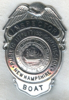 1950s New Hampshire Public Utilities Commission Boat Inspection Badge
