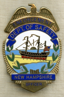 Rare 1980's-90's NH Dept of Safety Enforcement Officer Trunching & Transport Laws