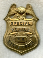 Great 1930's New Hampshire State House (Concord, NH) Special Police Badge